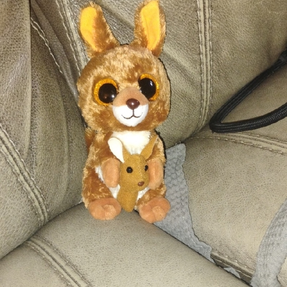 Brown Plush Kangaroo Toy